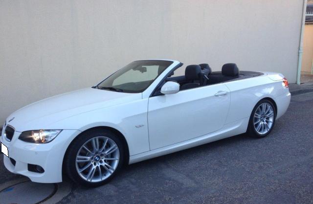 Bmw cabriolet  blanche