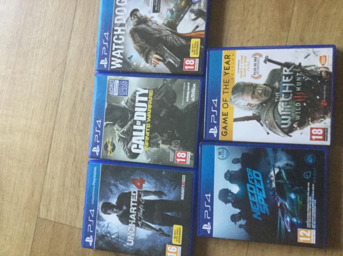 Lot de 5 jeux PS4