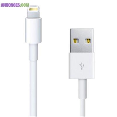 Cable usb, chargeur, probleme de bouton, kit main libre iphone apple