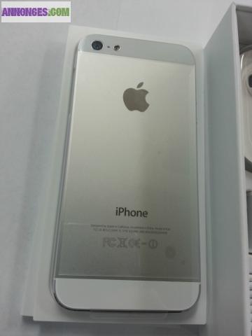 Iphone 5 Blanc 64 Go débloqué tout opérateur