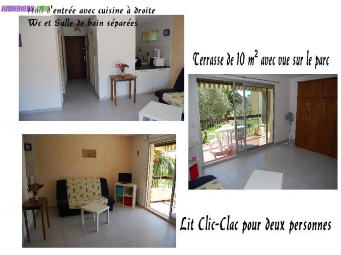 Location studio au lavandou