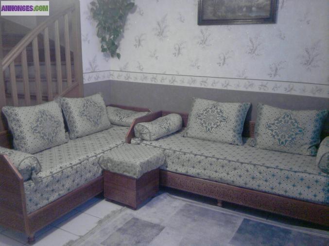 Salon marocain banquette sidari