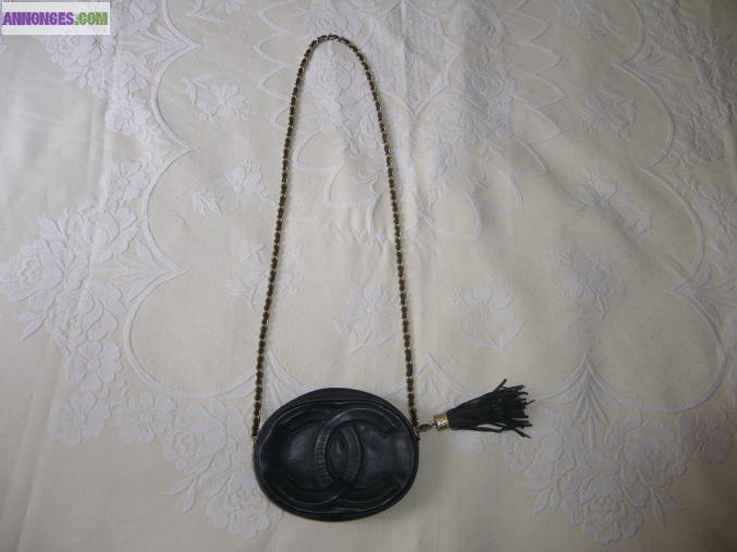 Authentique sac bandoulière Chanel numéroté