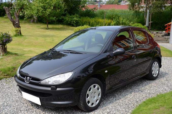 Peugeot  206 1.9d noir métallisé 5cv