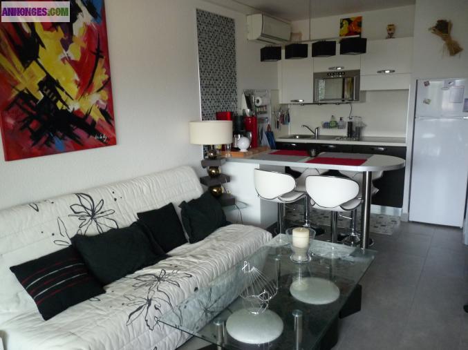 Appartement dans résidence de standing à juan les pins