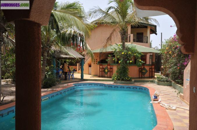 Villa bord de mer avec piscine au Senégal