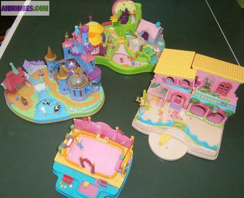 Lot de 4 polly pocket