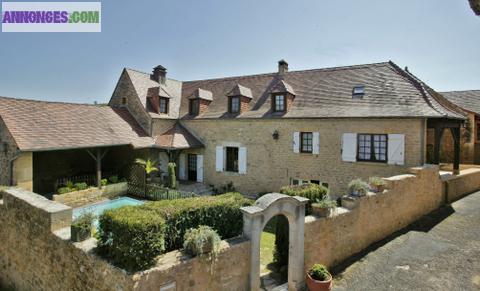 Périgourdine XVII°S,piscine privée, prés de Sarlat