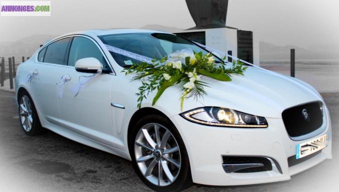 Location voiture mariage en Jaguar