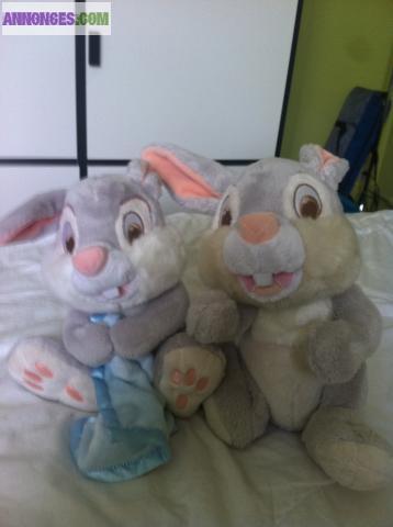 Peluches Disney et Asterix