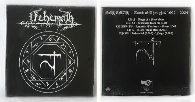 Coffret 5 Vinyles "Tomb of thoughts" de Nehëmah (Black Metal) neuf & emballé