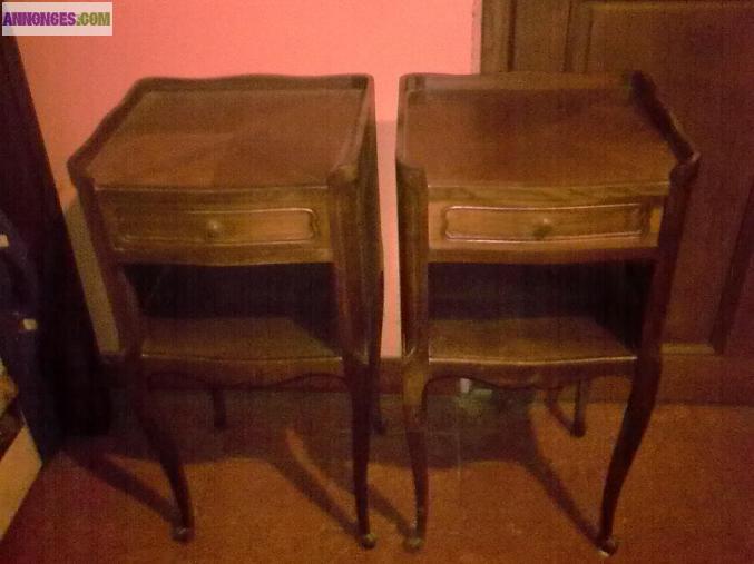 Table de chevet lot de 2