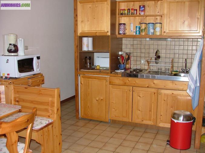 Dans un chalet, appartement pour 5 personnes