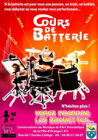 Cours de Batterie Orange