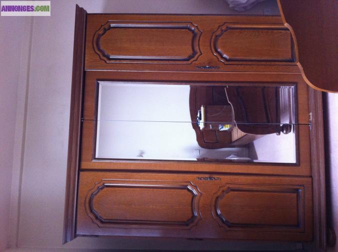 Vends Armoire + lit + chevet