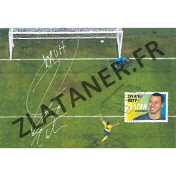 Vends lot de 5 cartes postales neuves sous blister de zlatan