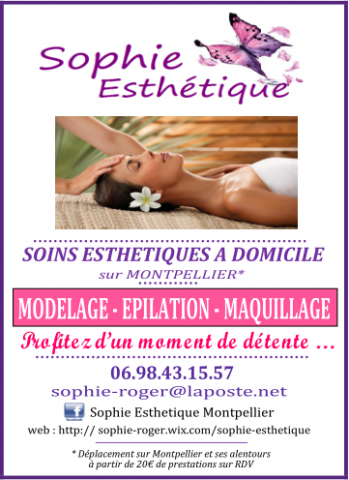 Esthéticienne à domicile sur Montpellier/Alentours