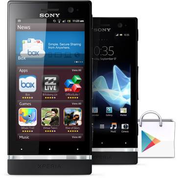 Telephone sony xperia U