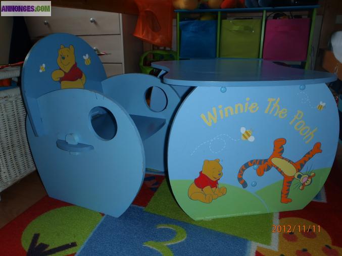 Table + chaise enfant Winnie