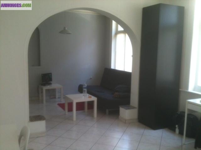 Appartement F1 meublé 25m2 Lille Fives