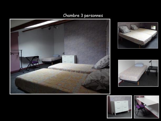 Albi - Chambre 3 personnes