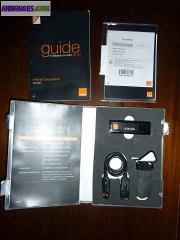 Clé USB 3G+ ICON 225 Orange