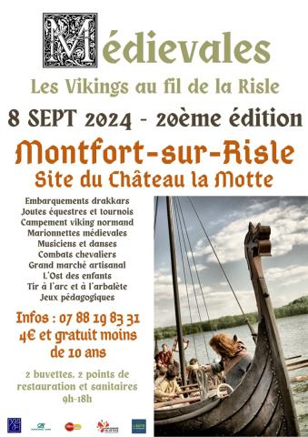 20e Médiévales de Montfort sur Risle - "Les Vikings au Fil de la Risle"