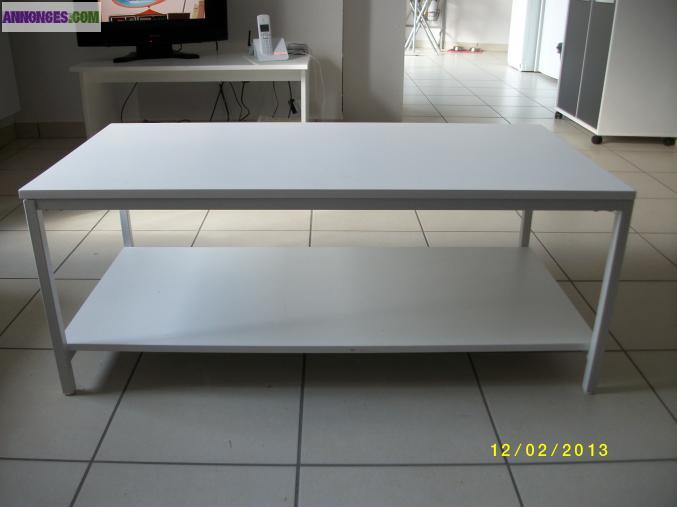 TABLE BASSE BLANCHE