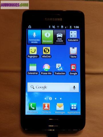 Samsung Galaxy S2 noir complet + support GPS