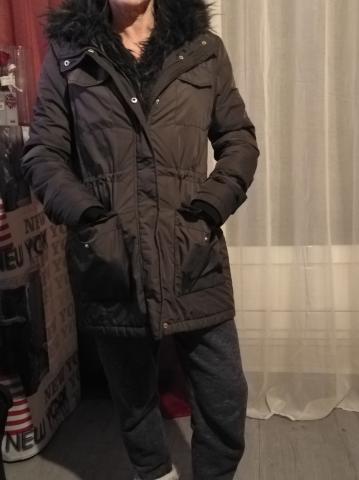 Parka femme à capuche