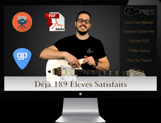 Cours De Guitare Professionnels et Sur Mesure en Ligne (Skype, Facetime, Whatsapp, Telegram, Zoom ...)