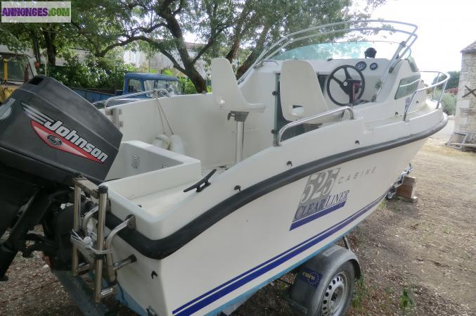 Bateau cabine clearliner 525