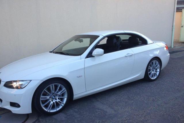 Bmw cabriolet  blanche