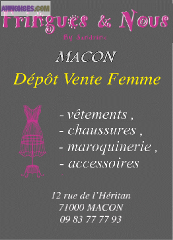 Vêtements, chaussures, maroquinerie, accessoirs