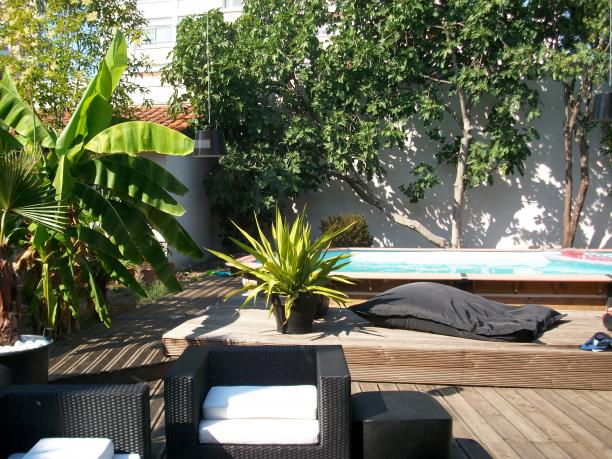 Bordeaux - Studio dans jardin avec piscine