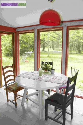 Location de vacances :  Vieille maison landaise restaurée, dans un airial de la forêt des landes.