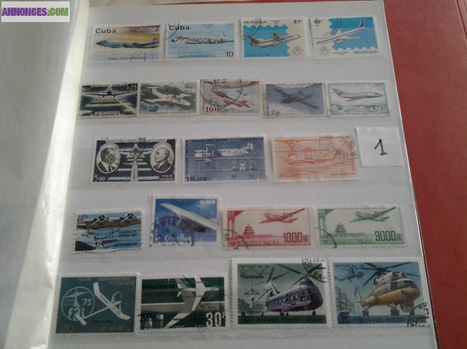 Timbres theme  : AVIONS N* 1