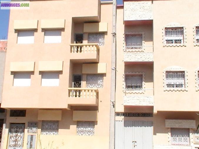 Vente maison rdc+3 wifak temara maroc