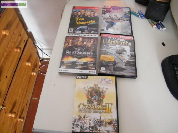 LOT JEUX POUR PC