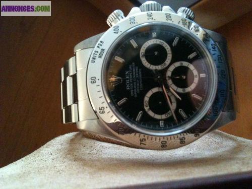 Montre de collection Rolex Daytona Zénith référence 16520 série L de 1991