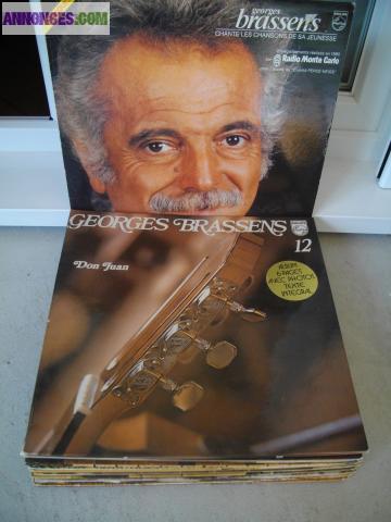 13 33 TOURS VYNILS GEORGES BRASSENS