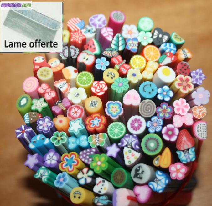 LOT DE 100 CANE FIMO + LAME