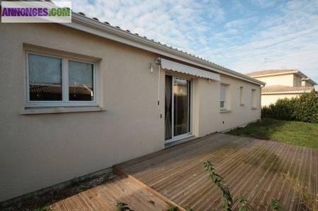 LOUE MAISON RECENTE T4 A LEOGNAN 105M2