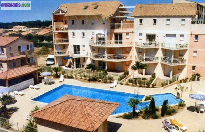 VENTE APPARTEMENT AU BORD DE MER ET PISCINE