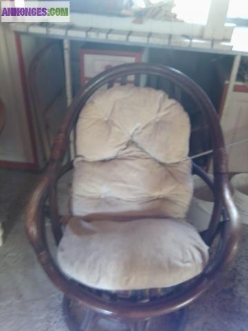 Fauteuil rotin