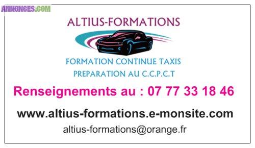 STAGE DE PRÉPARATION AU CCPCT TAXI