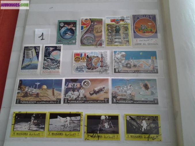 Timbres theme :DANS L'ESPACE N*1