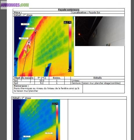 Diagnostic Audit en Thermographie infrarouge