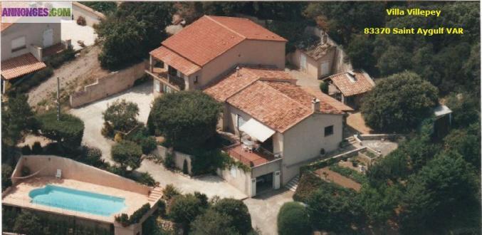 Villa 10 couchages Piscine à Saint Aygulf Villepey 83370 VAR