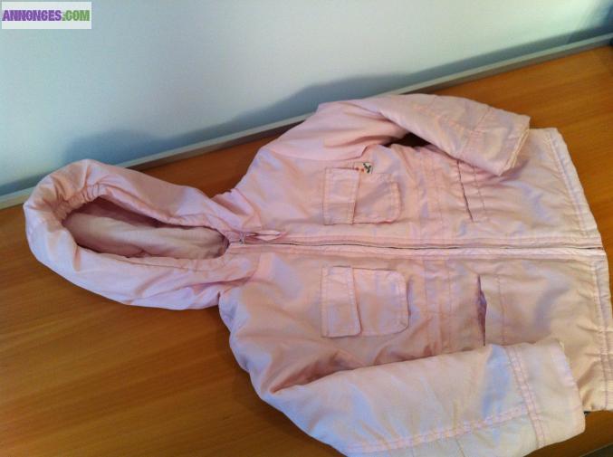 Parka rose enfant, 5 ans